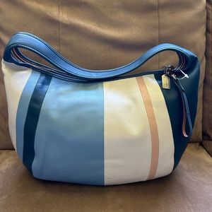 Limited Edition Coach Hobo shoulder bag/stripes